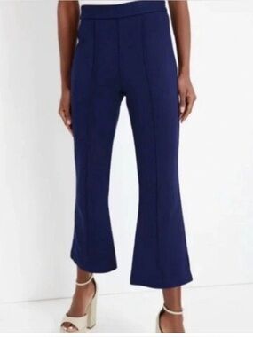 NWT Tuckernuck Atlantic-Pacific Penny Kick Flare Pants Navy Blue Pointe Size M